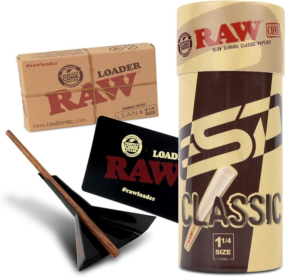 Raw paper and cones